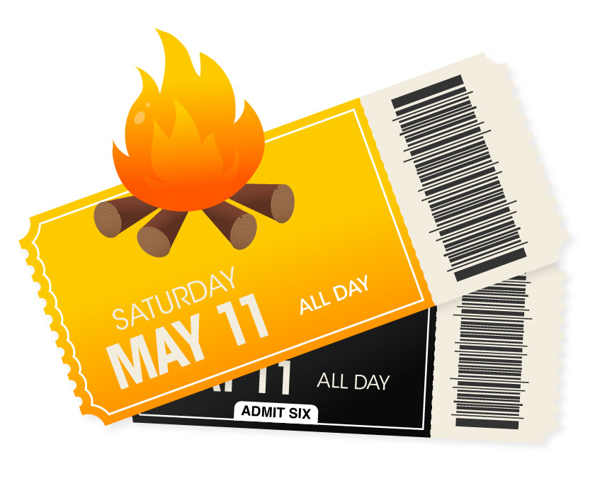 Fire Pit Table + 6 Tickets May 11th