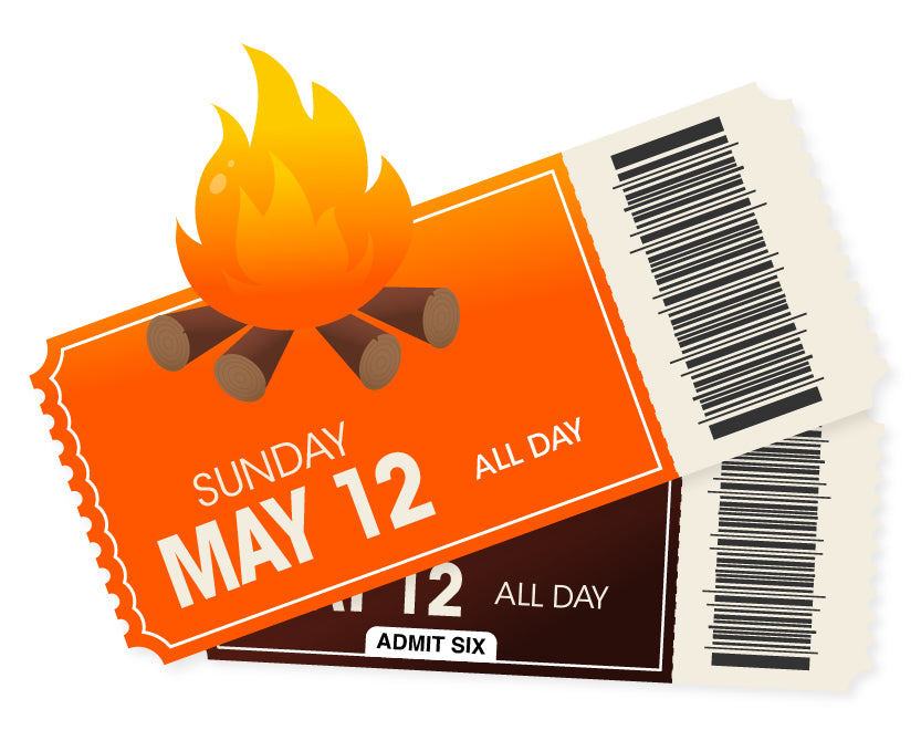 Fire Pit Table + 6 Tickets Mother's Day May 12th